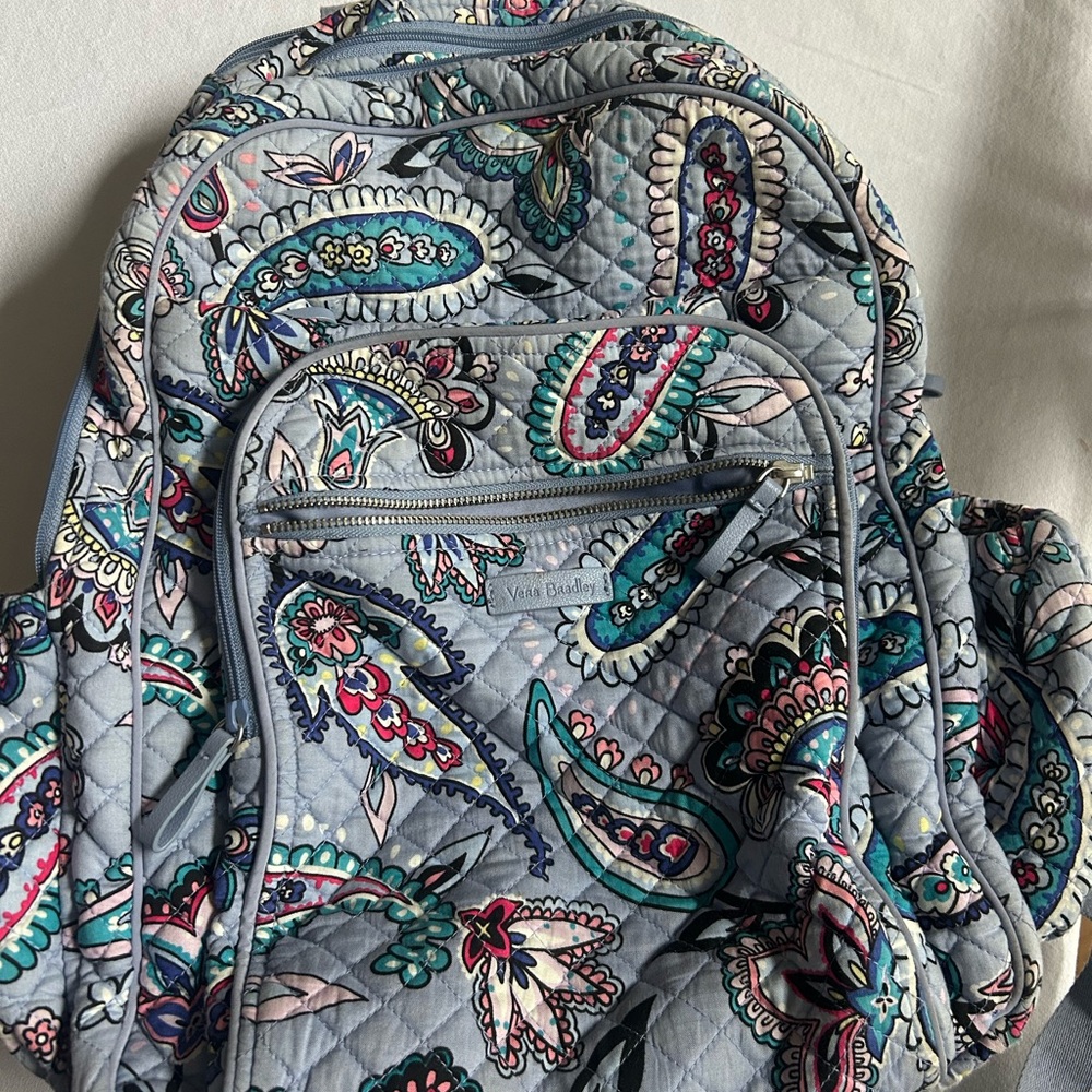 Vera Bradley Blue Paisley Backpack